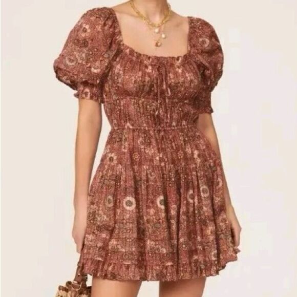 Ulla Johnson Dresses & Skirts - Ulla Johnson Juniper Mini Dress In Rosebud Crimson Size 4